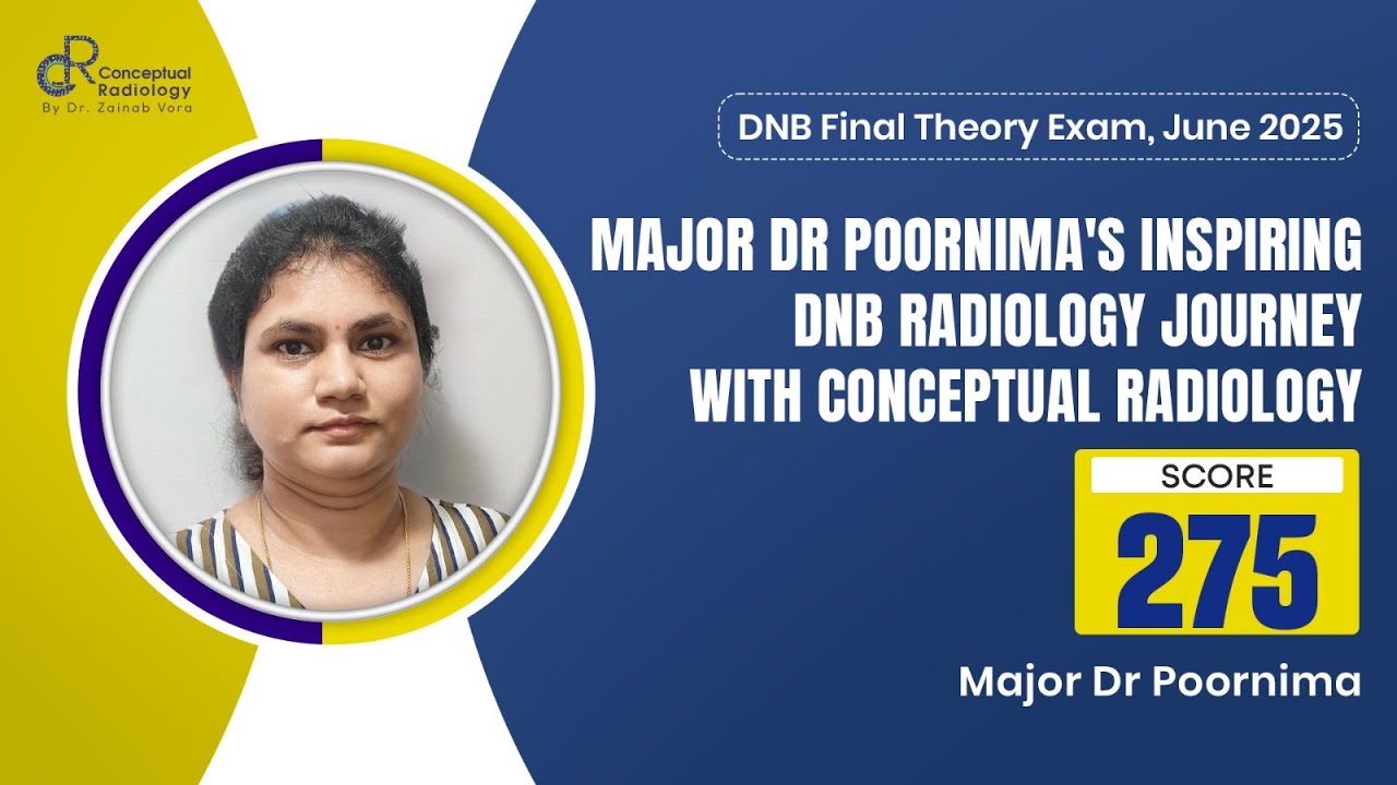 Army Doctor Clears DNB Radiology | Major Dr Poornima&rsquo;s Journey with Conceptual Radiology