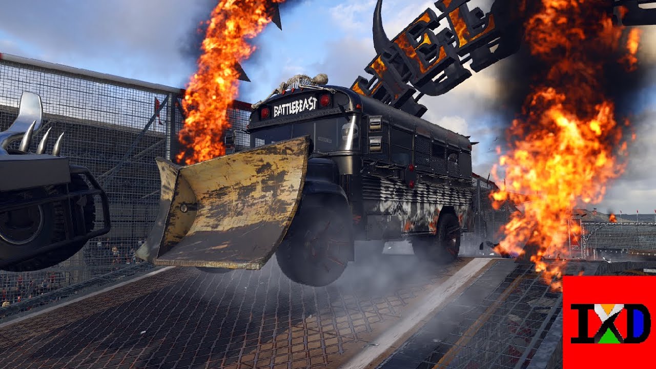Insane Battle Bus Racing! | Wreckfest