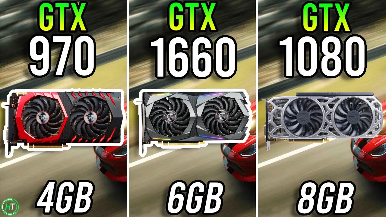 GTX 970 vs GTX 1660 vs GTX 1080 - Tested in 2024