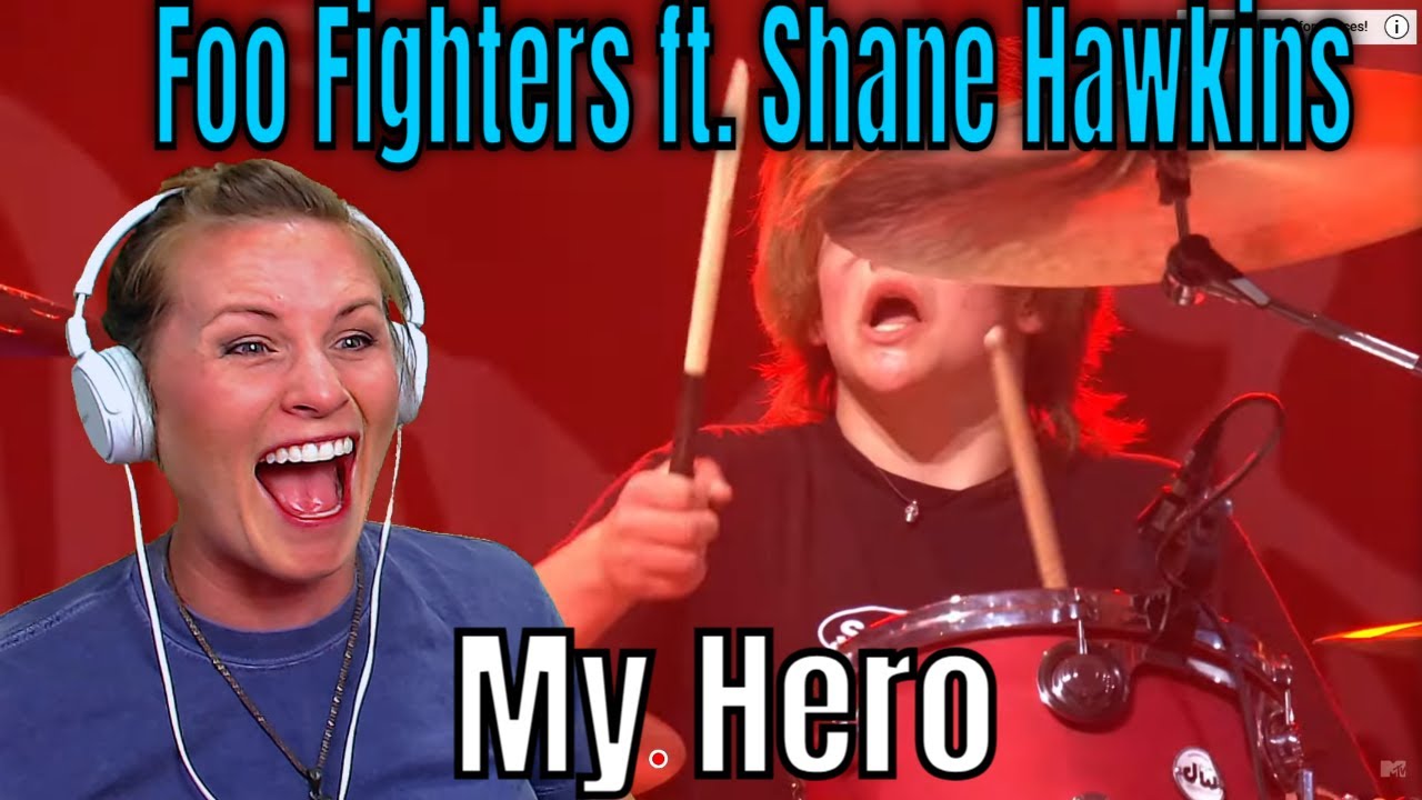 First Time Reaction To Foo Fighters ft. Shane Hawkins Perform My Hero  MTV | Take It Back Reactions
