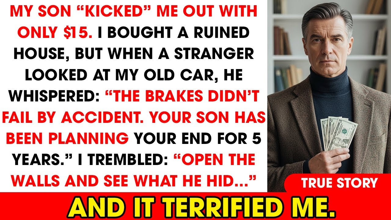 Kicked Out at 65 with $15, He Bought a Ruined House — What It Became Changed Everything