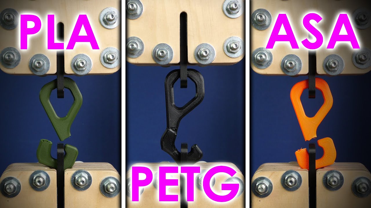 ЛУЧШИЙ 3D материал для печати? Сравнение PLA, PETG & ASA (ABS) - feat. Прусам Йозеф Пруса