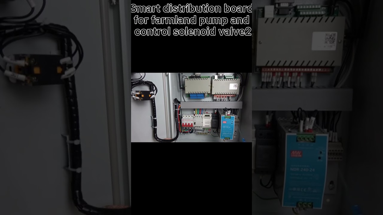 Smart distribution board for farmland pump and control solenoid valve 