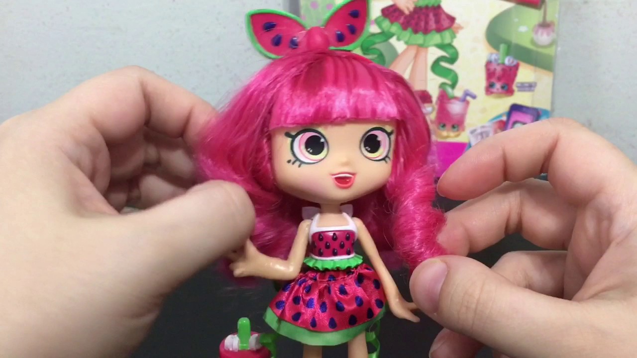 SHOPPIES PIPPA MELON DOLL REVIEW - NEW WATER MELON SEASON 8 SHOPKINS DOLL