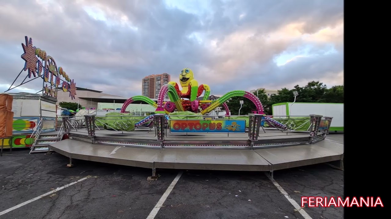 Desmontaje feria del carnaval de Santa Cruz de Tenerife 2022