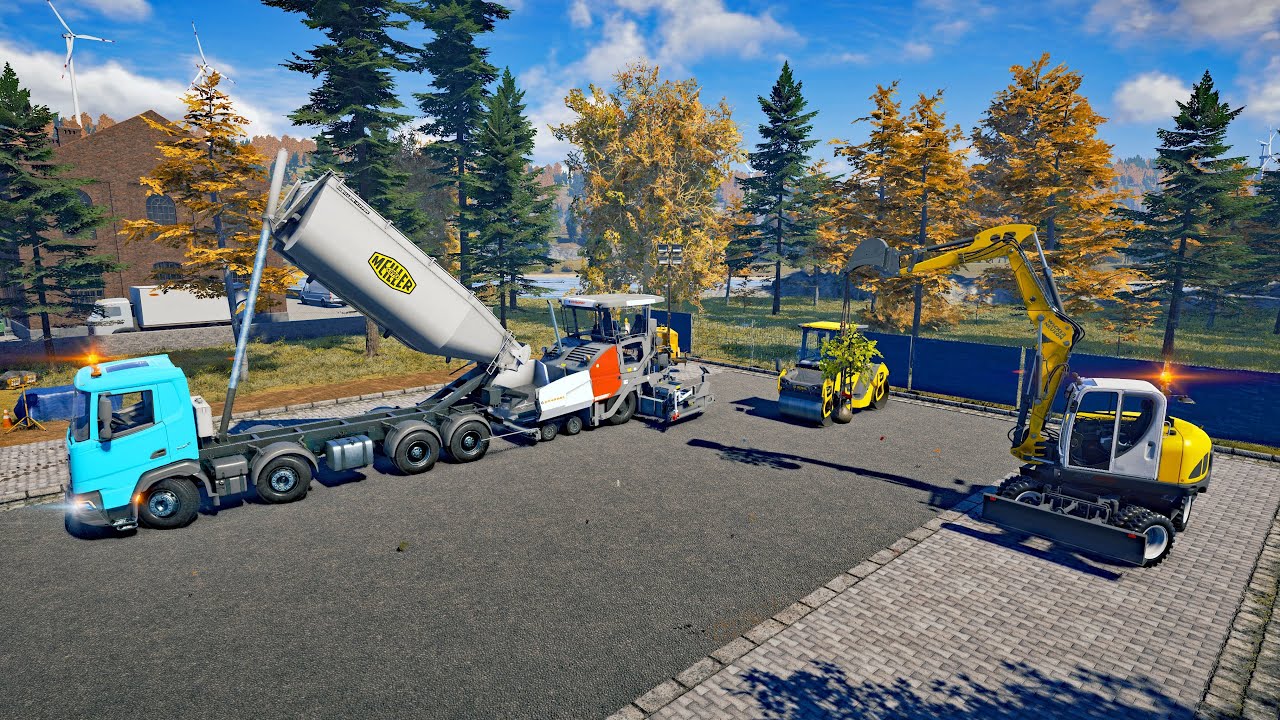 New Construction Simulator 2022 - Parking Lot (2/2) - Germany Map 081 - Bau-Simulator