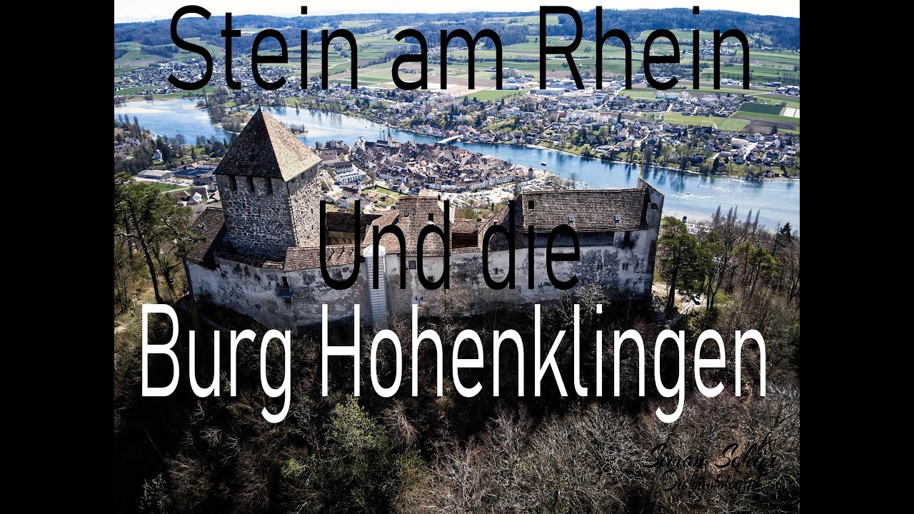 Stein am Rhein mit der Burg Hohenklingen in der Schweiz mit der Mavic Air 2 in 4k