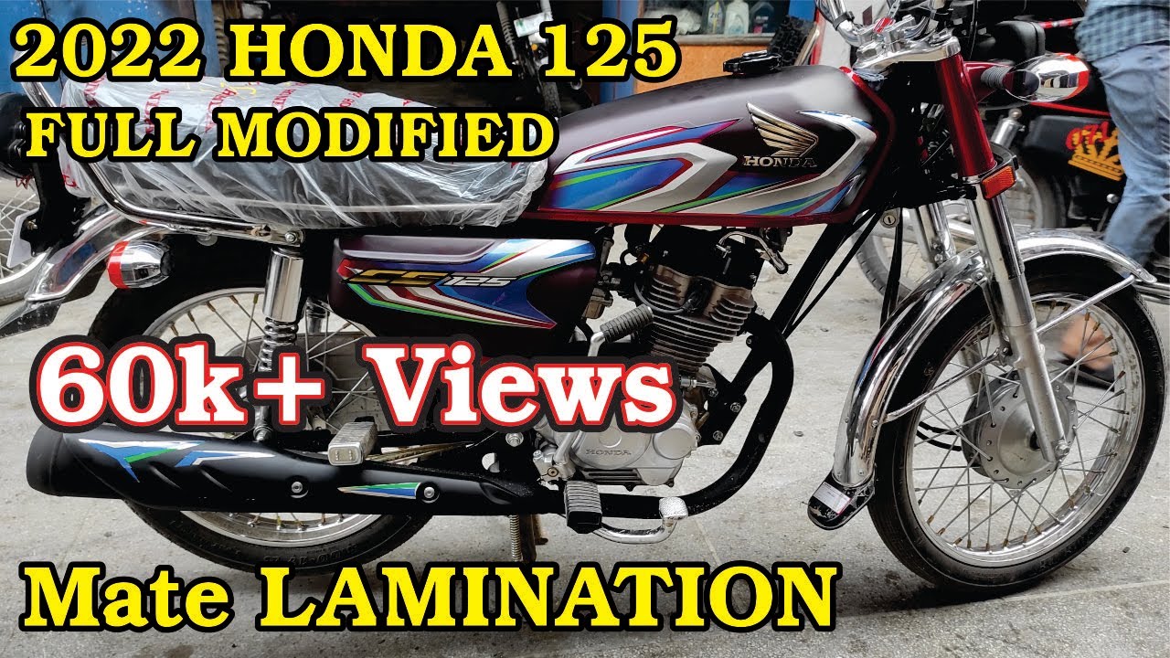 2022 MODEL HONDA 125 Mate Lamination & Modified