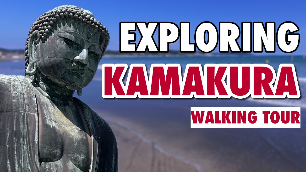 Great Buddha & Kamakura Coastline Walk | 鎌倉大仏〜江ノ島の海岸 | Japan 4K Video Tour
