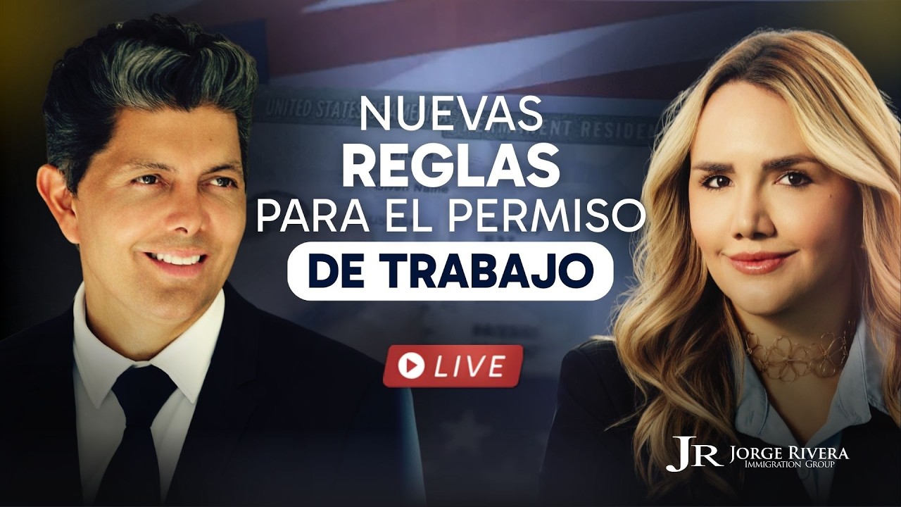 Nuevas restricciones al Permiso de Trabajo : Lo que debes saber | Abogado Jorge Rivera | LIVE 1PM