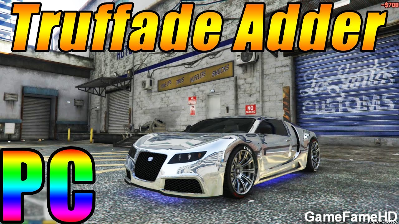 GTA 5 PC - TRUFFADE ADDER [Customization Guide & Speed Test] Fully Upgraded Super Car