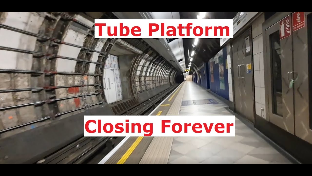 The Last Days of the Original Northern Line Platforms at Bank- London Underground