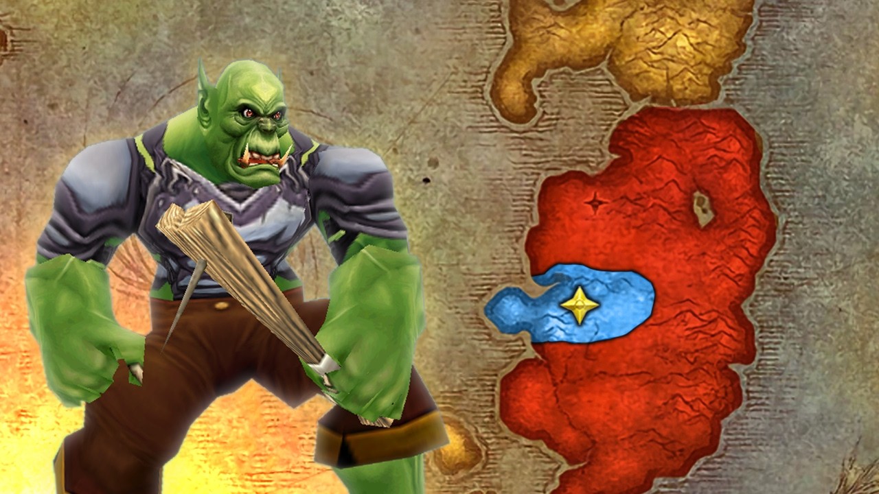 Весь сюжет Warcraft 1 на карте (Warcraft: Orcs & Humans)