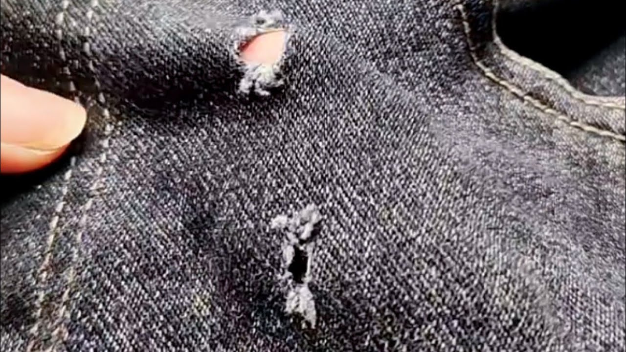 How to Fix a Hole in Your Pants With Just a Sewing Needle