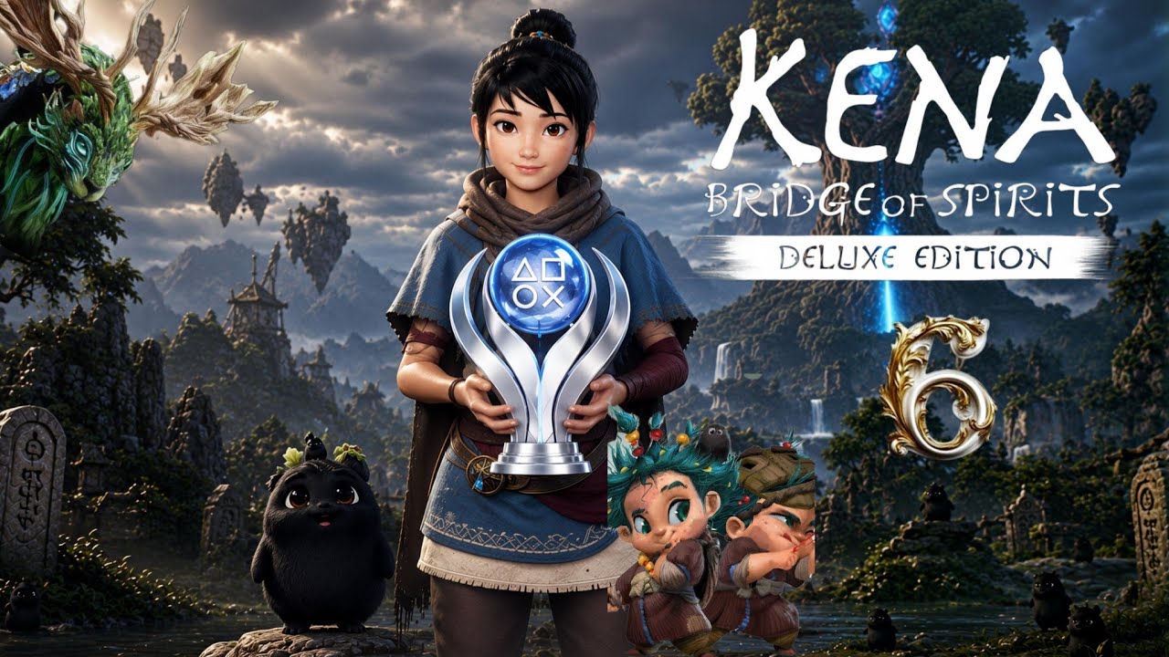 🇵🇪PS5 #6 kena bridge of Spirits🏆40/42- retomando en difícil maestro ultimo trofeo platino😊
