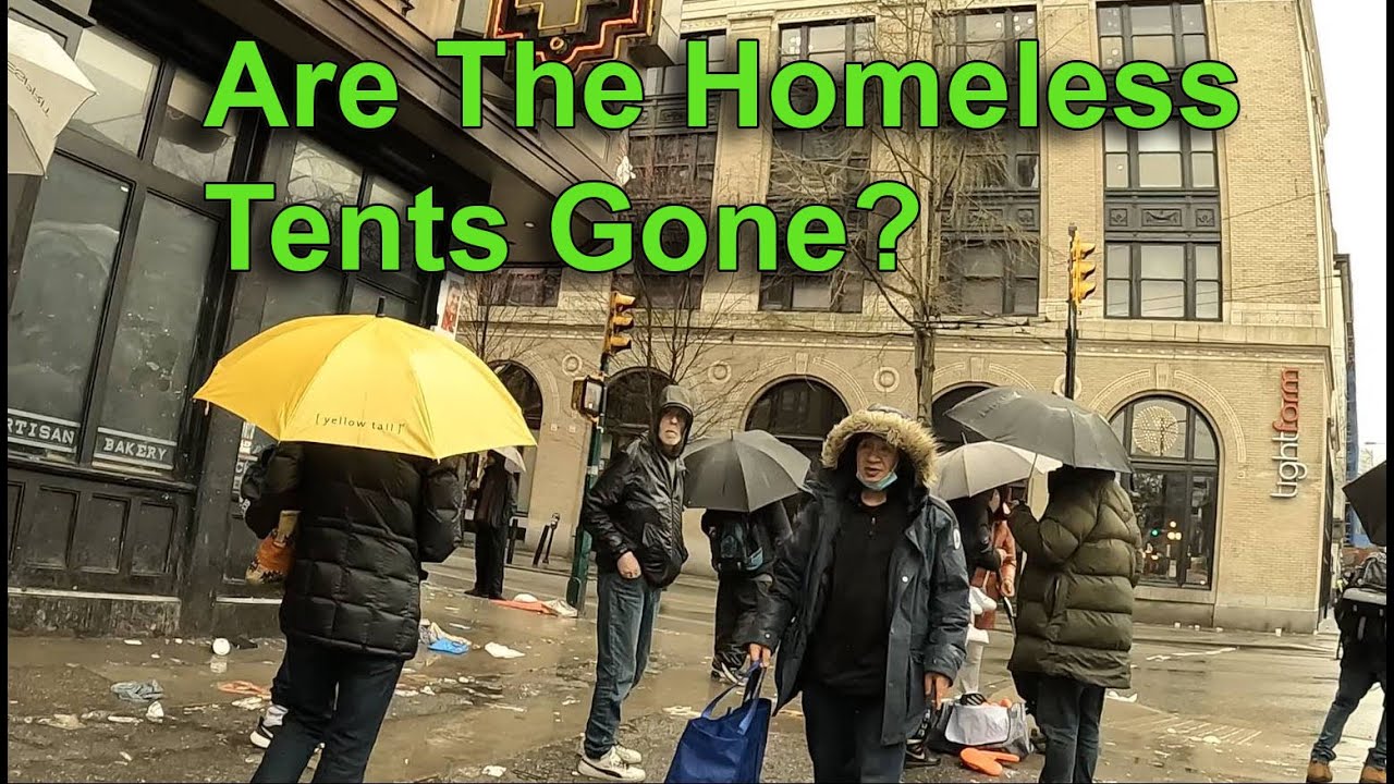 Are The Homeless Tents Gone At East Hastings? --    April 8 2023