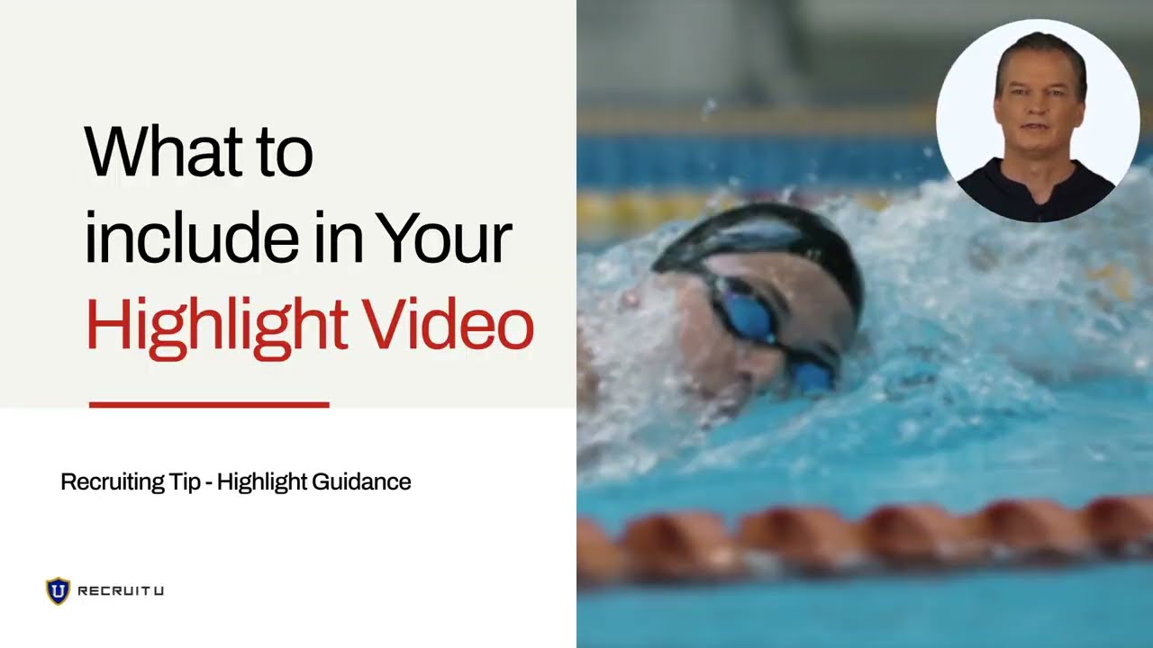 How to create your athletic recruiting highlight video to get recruited by coaches for scholarships.