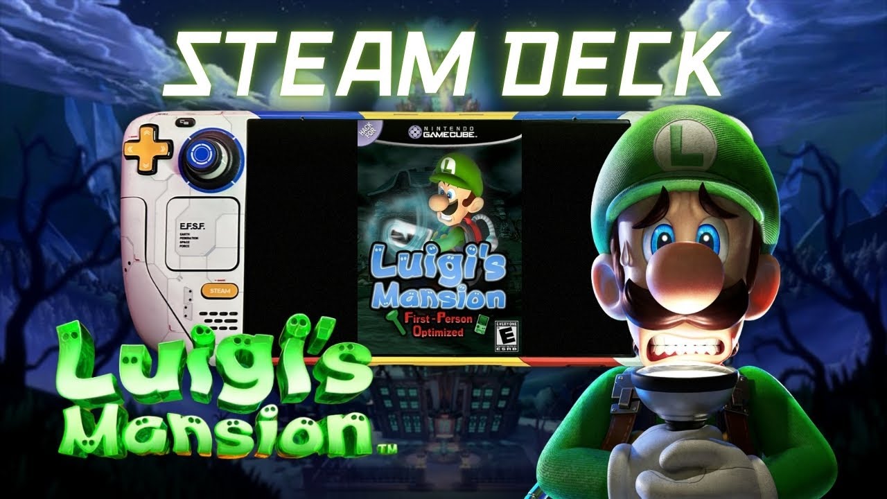 LUIGI MANSION (FIRST PERSON) (steam deck) (LEGION GO)