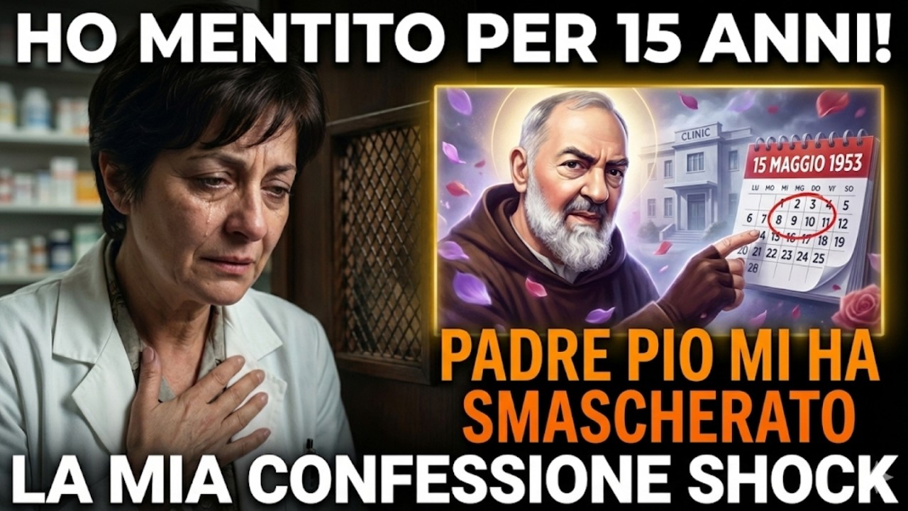 AGGHIACCIANTE: Padre Pio mi apparve in sogno e disse il peccato che nascondevo da 15 anni