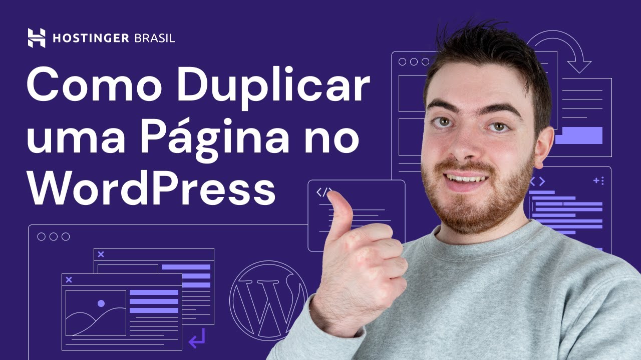 Como Duplicar uma Página no WordPress 📄 (2025) - Hostinger Brasil