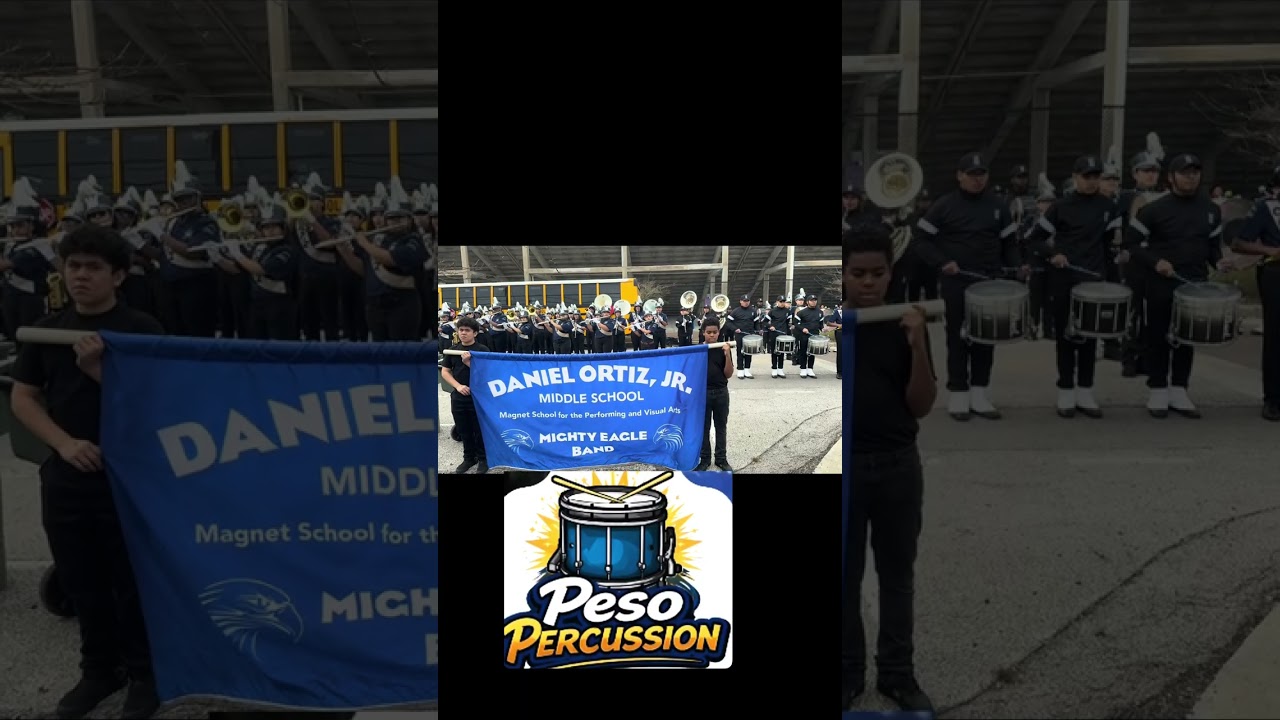 Houston Mardi Gras Parade 2026 Chavez High School,Ortiz Middle School,Bulldog Express 