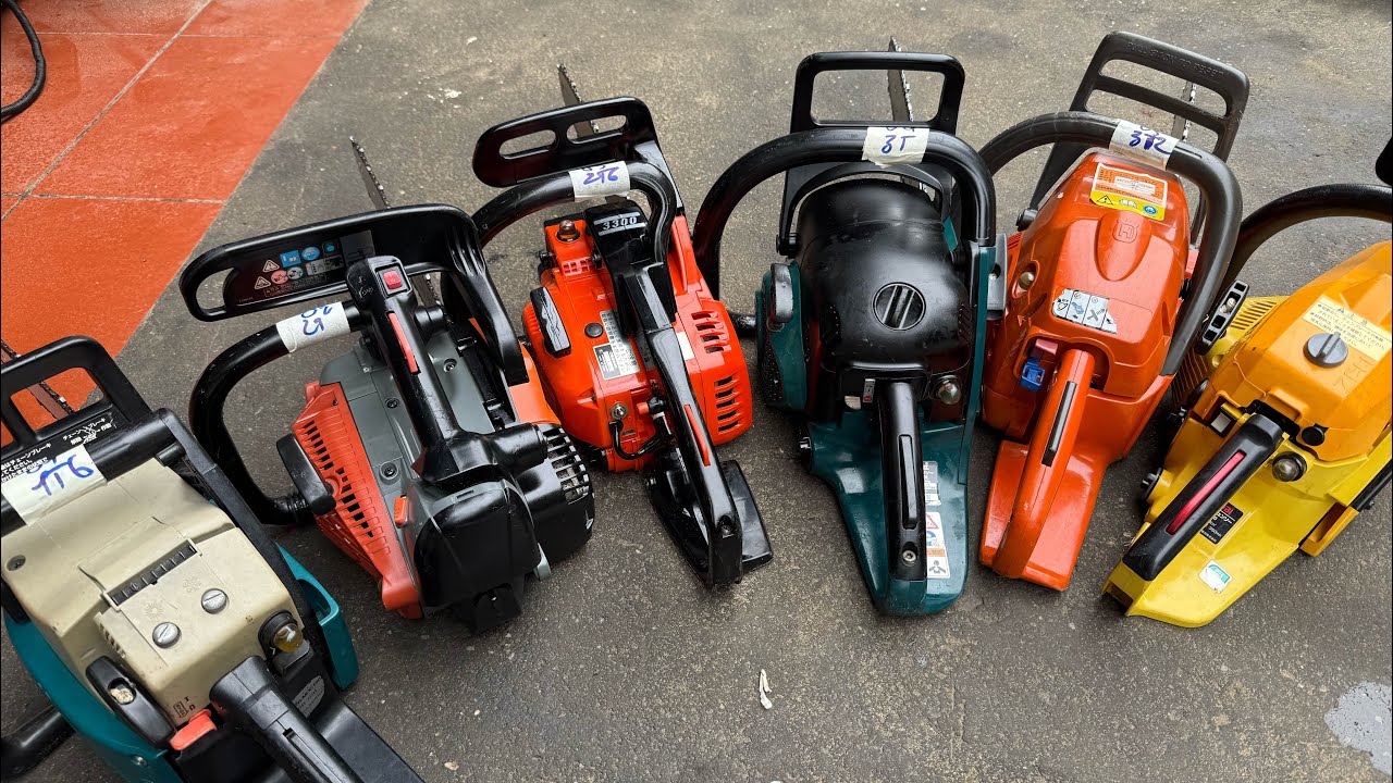GIÁ TỪ 1tr600k Máy cưa xích nhật bãi thuỵ điển Komatsu makita echo hitachi tay dài tay cụt 