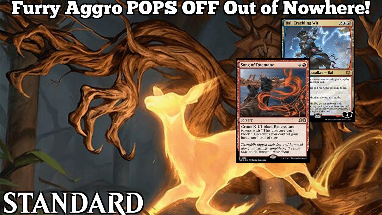 Furry Aggro POPS OFF Out of Nowhere! | Temur Otters | Standard Bo3 | Mythic Rank | MTG Arena