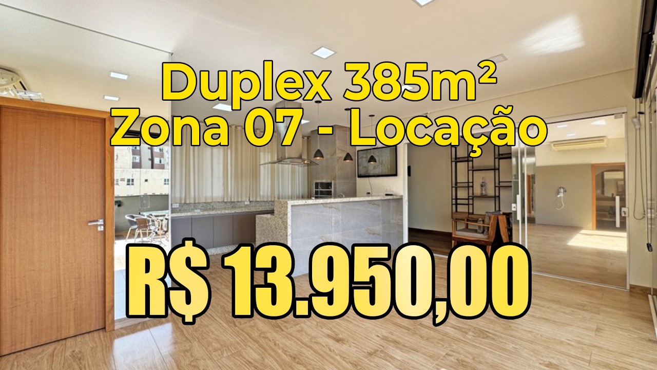 Apartamento Duplex com 3 suítes, piscina e elevador privativo - Zona 07 | Lélo
