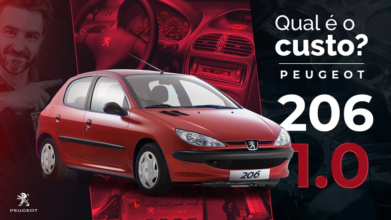 PEUGEOT 206 1.0? QUAL É O CUSTO DE MANUTENÇÃO?