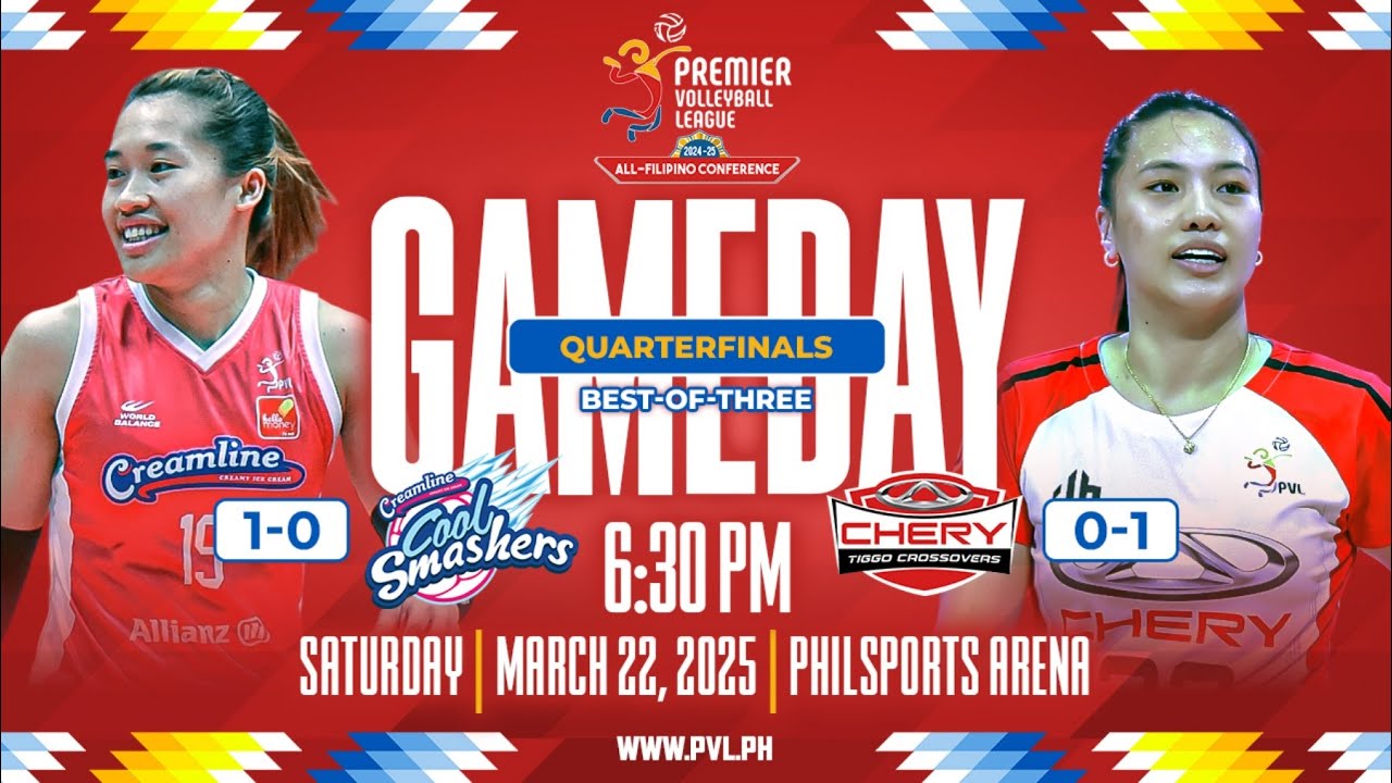 CHERY TIGGO vs. CREAMLINE - Full Match | Quarterfinals | 2024-25 PVL All-Filipino Conference