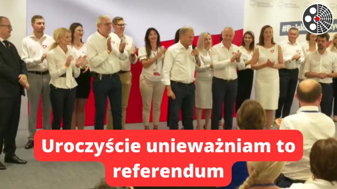 Donald Tusk: Uroczyście unieważniam to referendum