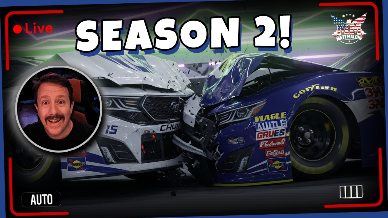 🔥 Season 2 has begun!!! eNASCAR watch party tonight too! 🔥