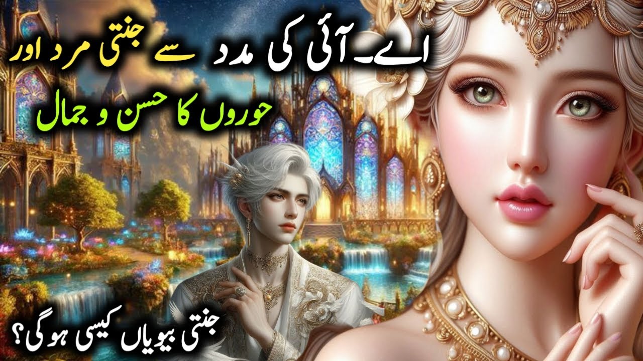 Jannat ki Hoor I AI Animation of Hoors I Jannat ki hoor kaisi ho gi I 72 Hoorain I Jannat ka bayan