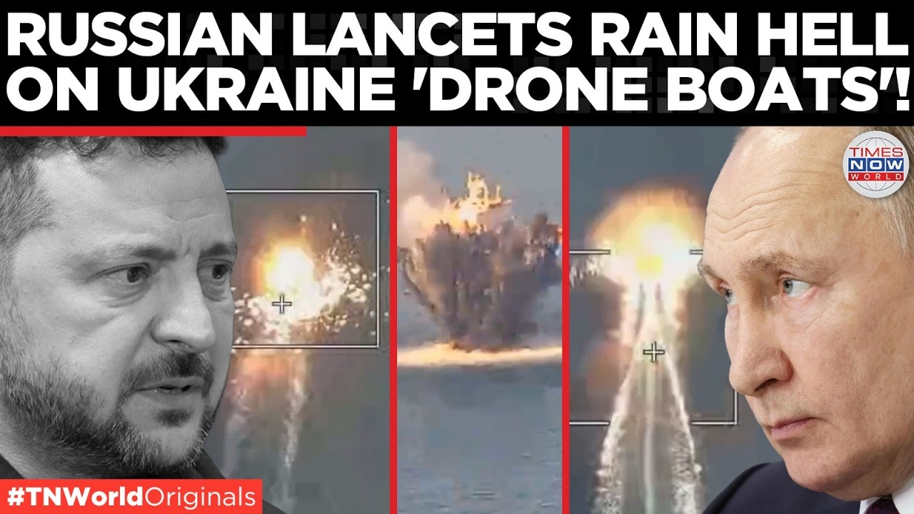 BLACK SEA BATTLE: Russia INTERCEPTS Ukrainian Drone Boats, Lancet Loitering Munitions Change The War