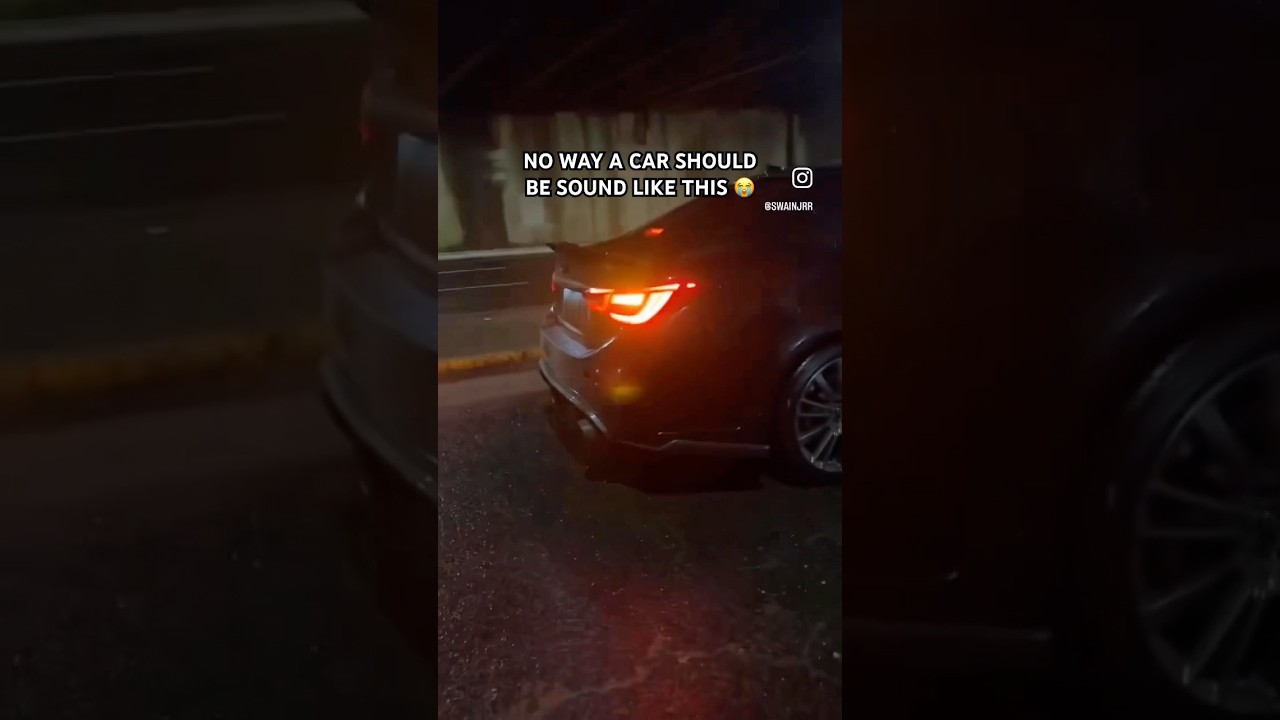 Машина ни в коем случае не должна так звучать 😭😭