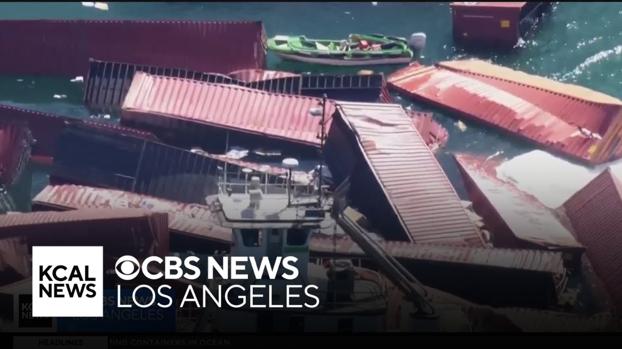 Cleanup and investigation continue after nearly 70 containers fall off ship into Port of Long Beach