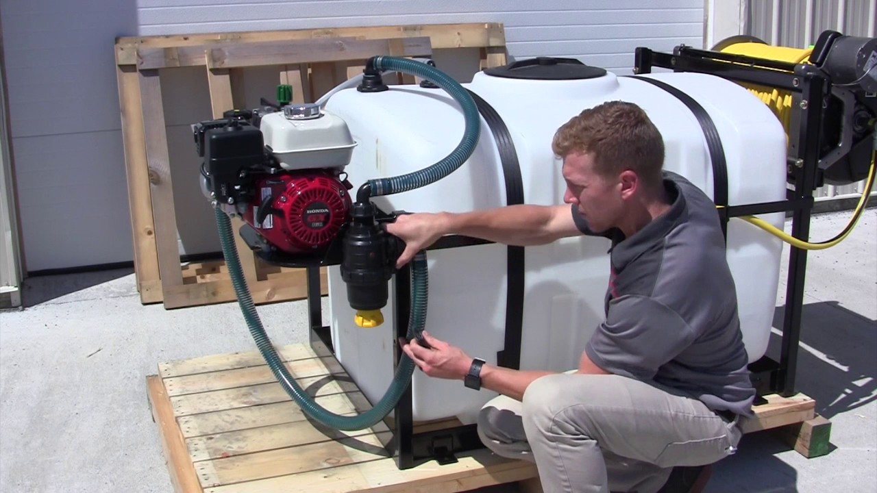 Setting up a new V-Series Skid Sprayer