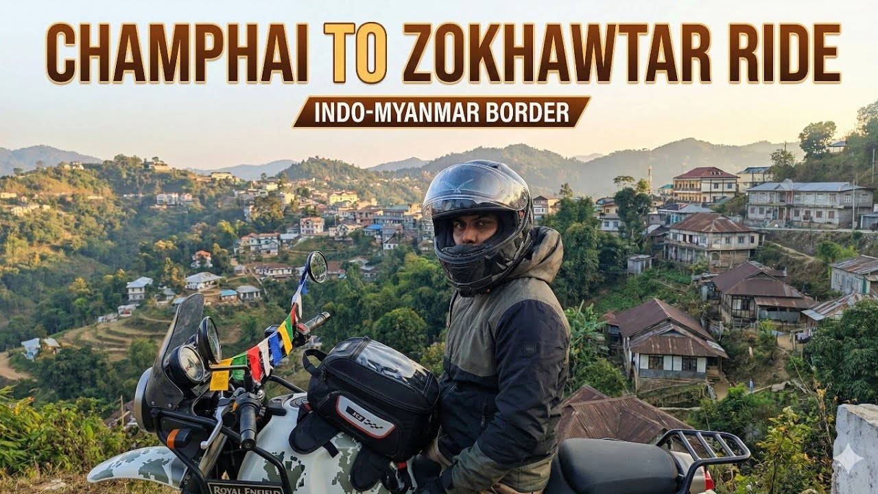 Champhai City to Zokhawthar Border Town |Indo-Myanmar Border| #mizoram #bikeride #champhai #aizwal