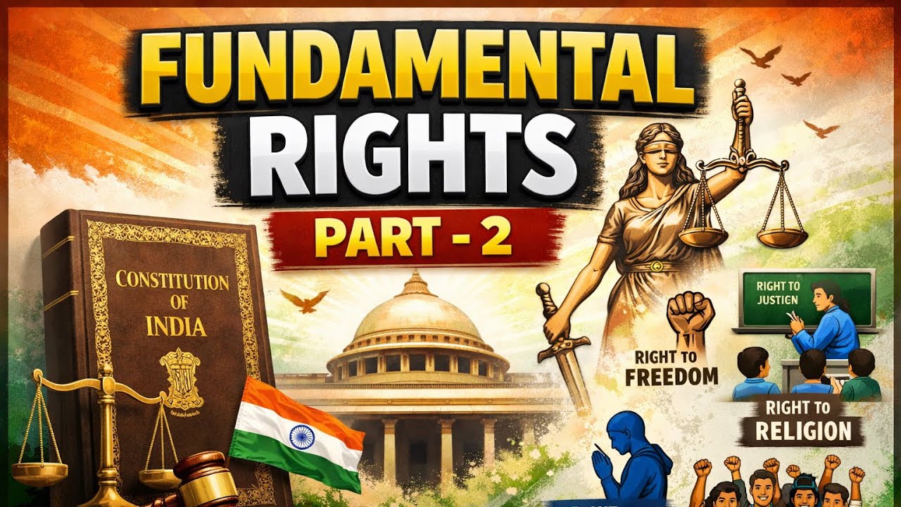 Indian Polity: Fundamental Rights (Part 2) | Easy Explanation