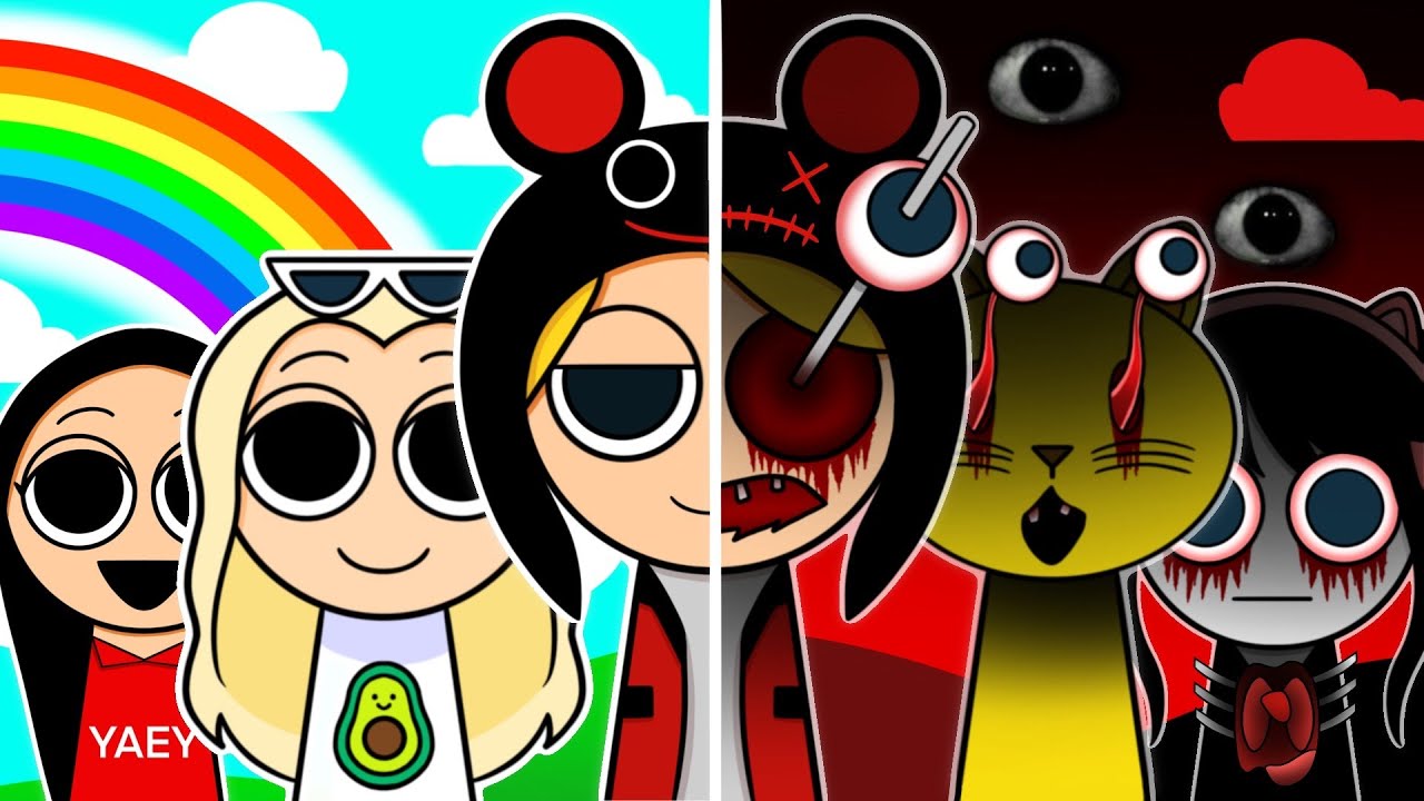 ALL YOUTUBERS BECAME SPRUNKI...