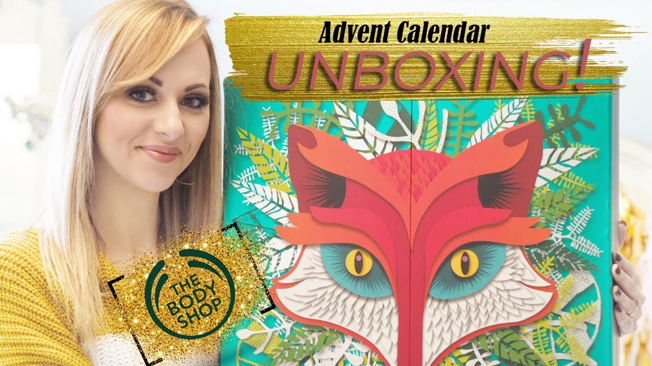 THE BODY SHOP ADVENT CALENDAR 2018 UNBOXING - THE BEST ONE! LADY WRITES