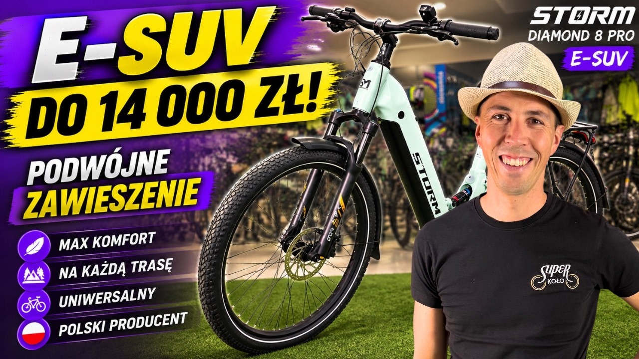 STORM DIAMOND 8 PRO E-SUV &ndash; KOMFORT NA KAŻDEJ TRASIE!