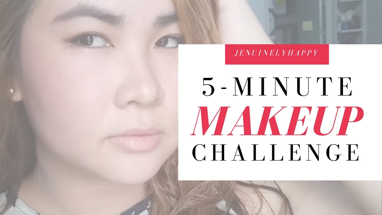 5-minute Make up Challenge | Jenuinely Happy