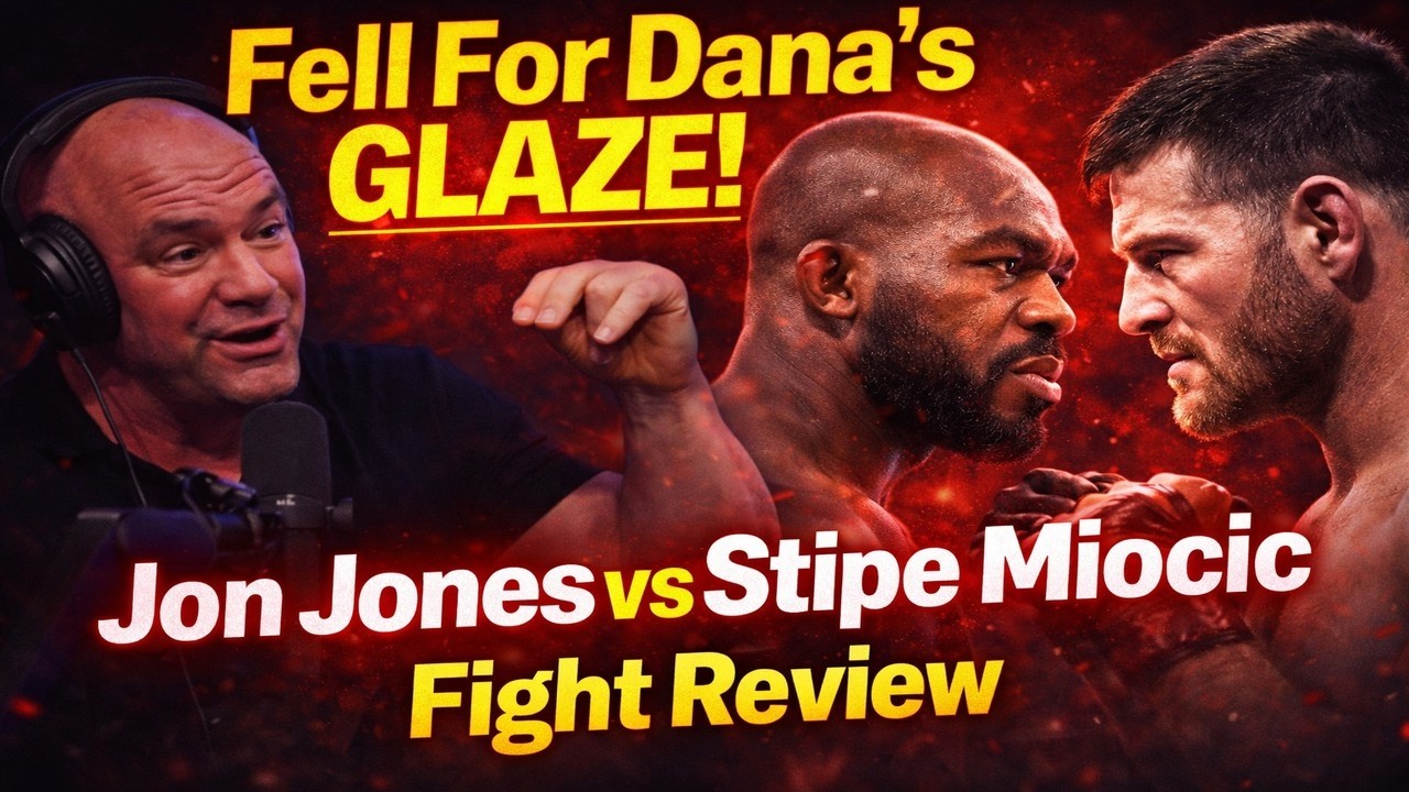 Fell For Dana's GLAZE! Jon Jones VS Stipe Miocic Fight Review