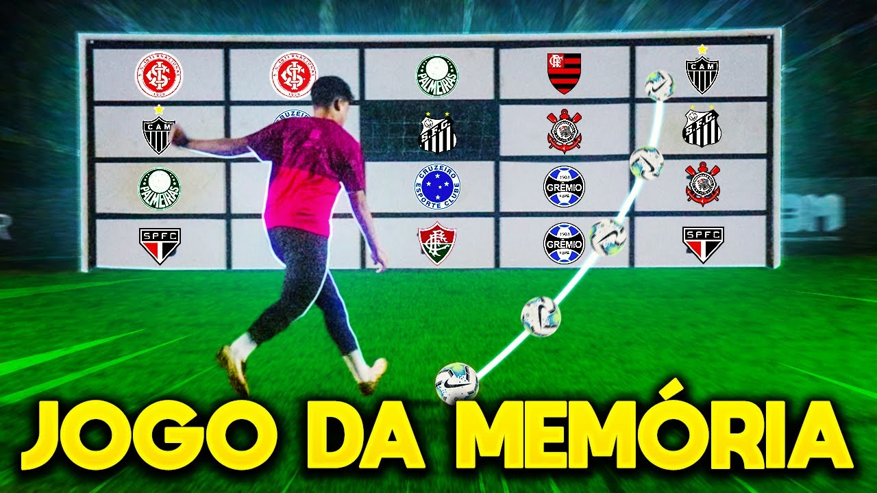 JOGO DA MEMÓRIA DE FUTEBOL!! *MAIS DIFÍCIL DO QUE PARECE*