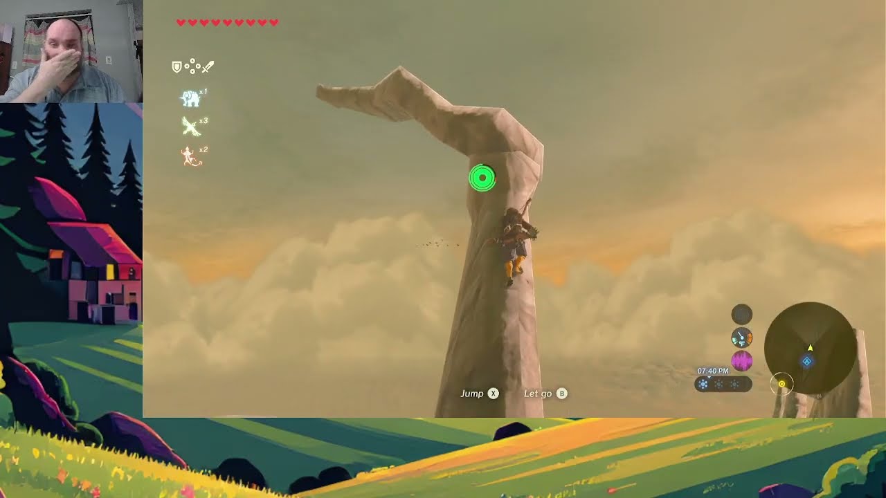 Zelda Breath of the Wild (Day 10 Part 3) Scouting the Sand for Gerudo Tower