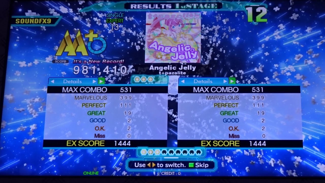 Angelic Jelly - EXPERT (13) - AA#667 (Straightread GFC) on Dance Dance Revolution A20 PLUS (AC, US)