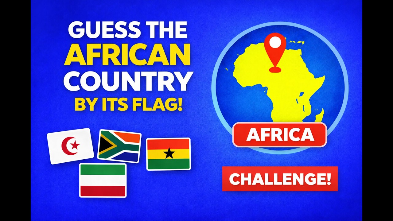 African Flags Quiz 🌍 | Guess and Learn 54 African Countries