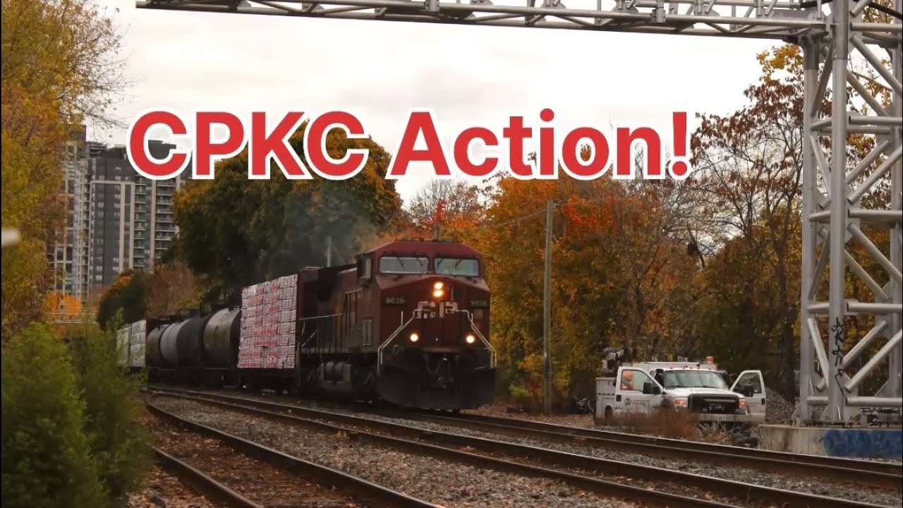 4 CPKC Trains At Osler Street 11/1/2025