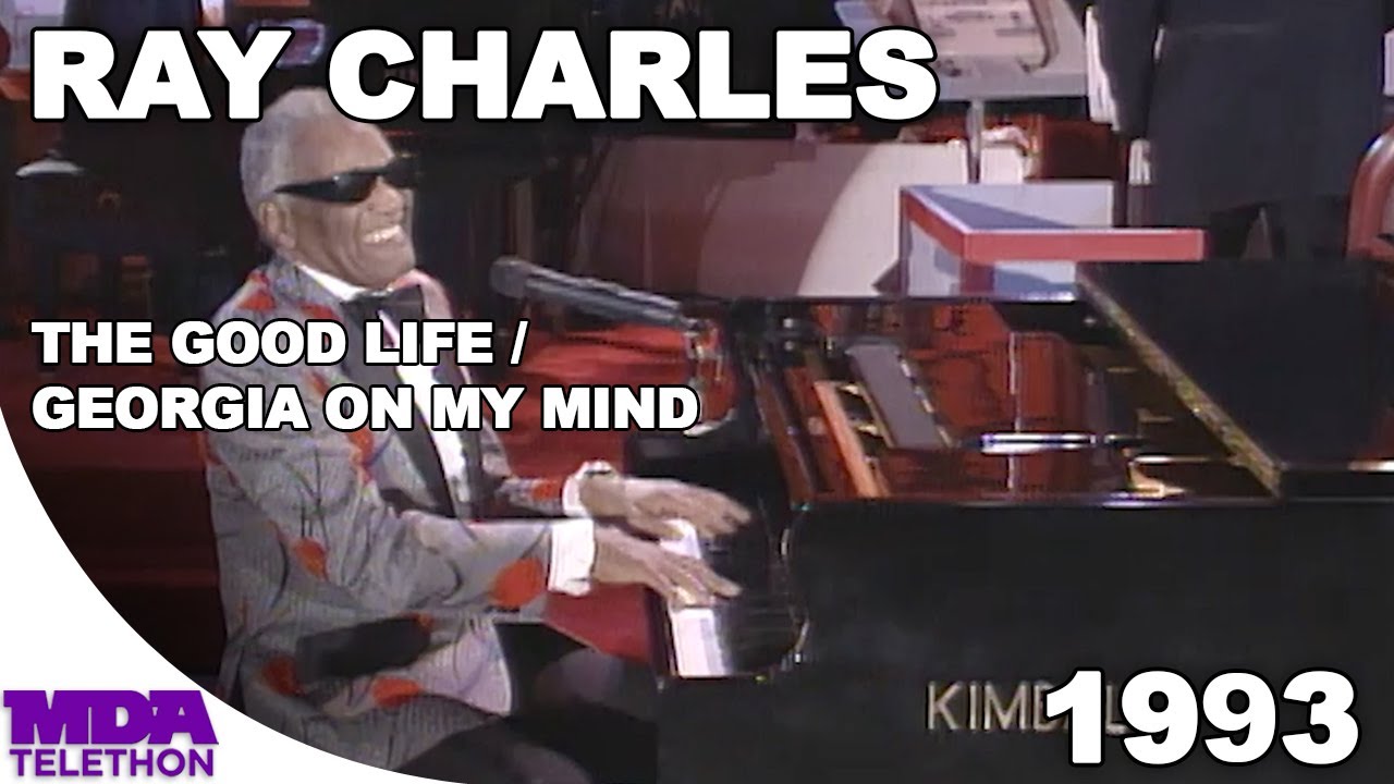 Ray Charles - The Good Life & Georgia On My Mind | 1993 | MDA Telethon